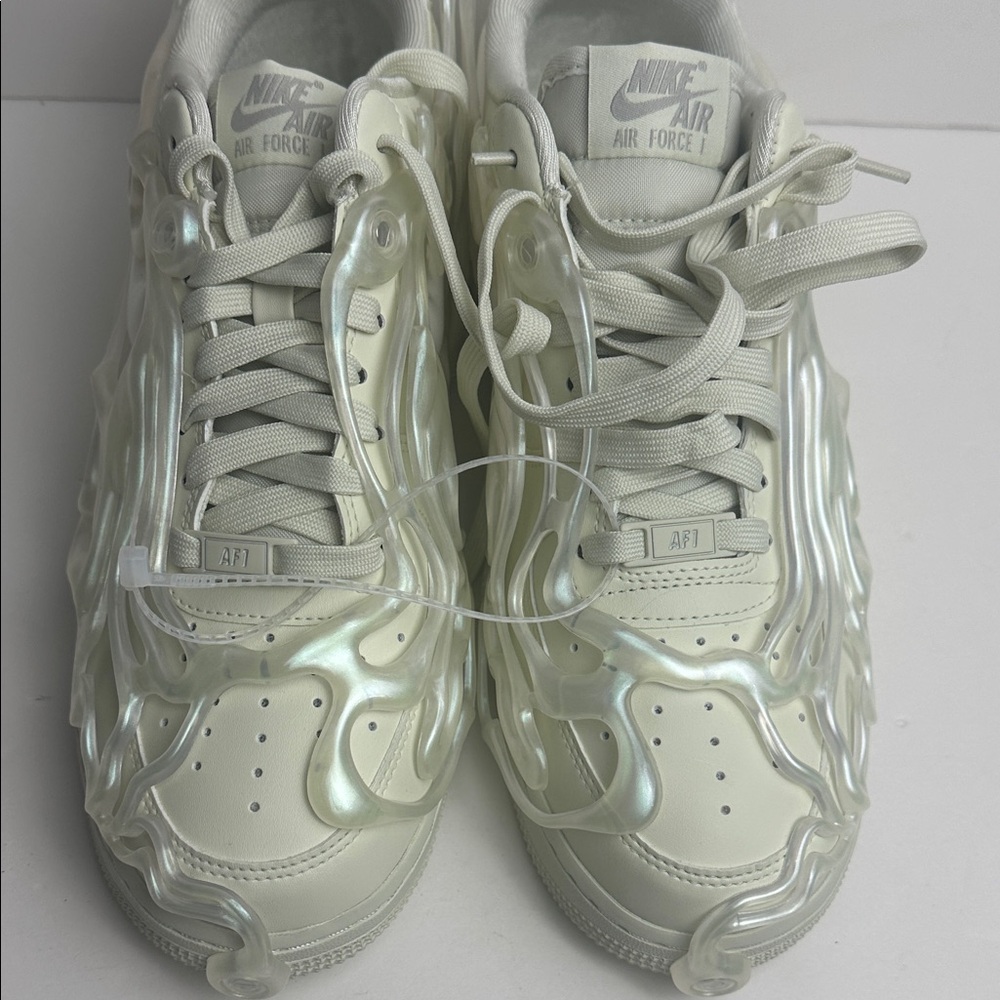 Nike Air Force 1 with Iridescent Overlay Sea Glass